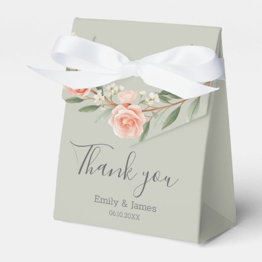 Ballotins Couronne rose verte et romantique (Verso)