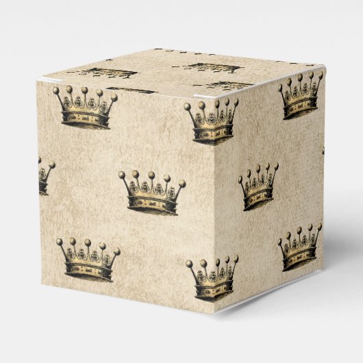 Ballotins Couronne royale grunge dorée (Verso)