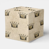 Ballotins Couronne royale grunge dorée (Arrière)