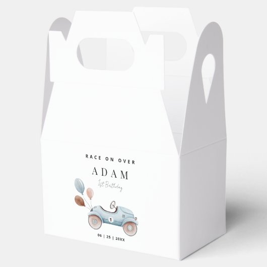 Ballotins Course voiture Anniversaire Invitation, Fast un An (Ouvert)