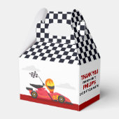 Ballotins Course voiture course Anniversaire À damiers fête (Arrière)