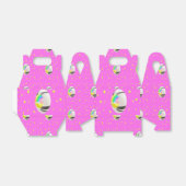 Ballotins Coussin à motifs doux rose profond (Déplié)