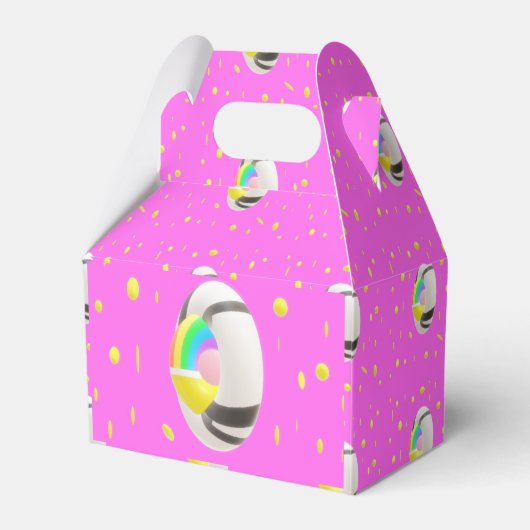 Ballotins Coussin à motifs doux rose profond (Verso)