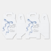 Ballotins Coussin bleu nouer Fête des mariées cadeau (Déplié)