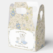 Ballotins Cowboy Baby shower Pays Western Blue Boy (Ouvert)