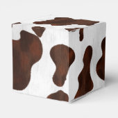 Ballotins Cowhide Faux Hair Western Leather Spotted (Arrière)