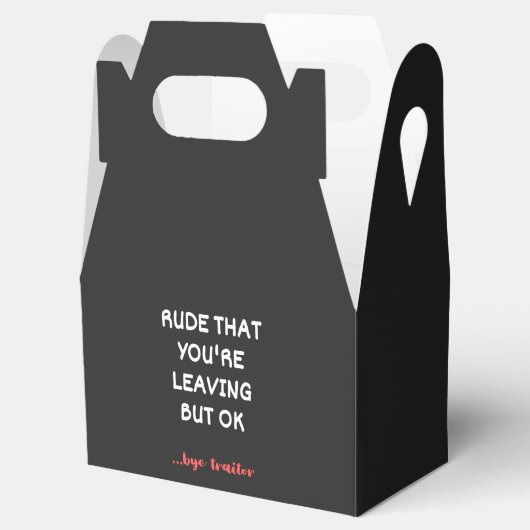 Ballotins Coworker Coffee Mug - Rude que vous quittez (Ouvert)
