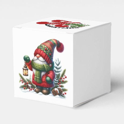 Ballotins Cozy Christmas Gnome Art – Festive Holiday (Verso)
