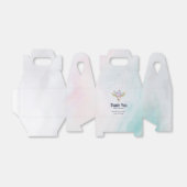 Ballotins Crâne Boho avec Papillons et Fleurs Merci (Déplié)