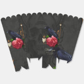 Ballotins Crâne gothique et corbeau. (Déplié)