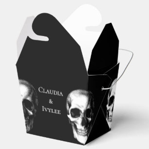 Ballotins Crâne gothique Halloween Mariage Faveur Boxes