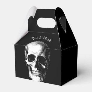 Ballotins Crâne gothique Halloween Mariage Faveur Boxes