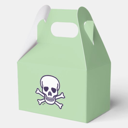 Ballotins Crâne n Os vert gable ballotin moyen (Recto)