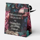 Ballotins Crânes florales Tentacles Octopus Mariage gothique (Arrière)