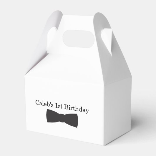 Ballotins Cravate Bow Noir & Blanc Tuxedo Boys Party Favoris (Verso)
