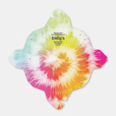 Ballotins Cravate-Dye fête d'anniversaire (Déplié)