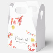 Ballotins Crawfish Birthday Party Favor Boxes (Ouvrir)