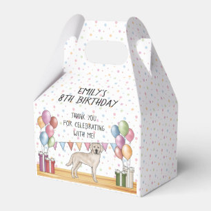 Ballotins Cream Labrador Retriever Lab Merci d'anniversaire