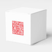 Ballotins Créer un code QR rouge scannable (modifiable) (Verso)