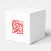 Ballotins Créer un code QR rouge scannable (modifiable) (Arrière)