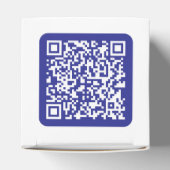 Ballotins Créer un code QR scannable | Bleu foncé modifiable (Haut)