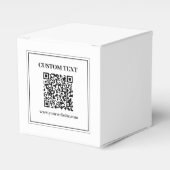 Ballotins Créer un code QR scannable | Noir & Blanc (Verso)