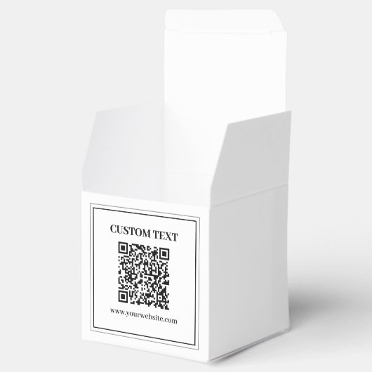 Ballotins Créer un code QR scannable | Noir & Blanc (Ouvert)