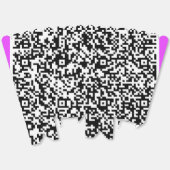 Ballotins Créez votre propre code QR Boîte à pop-corn Exempl (Déplié)