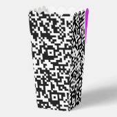 Ballotins Créez votre propre code QR Boîte à pop-corn Exempl (Recto)