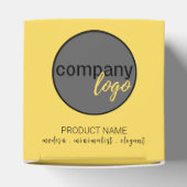 BALLOTINS CRÉEZ VOTRE PROPRE LOGO D'AFFAIRES MODERNE JAUNE (Haut)