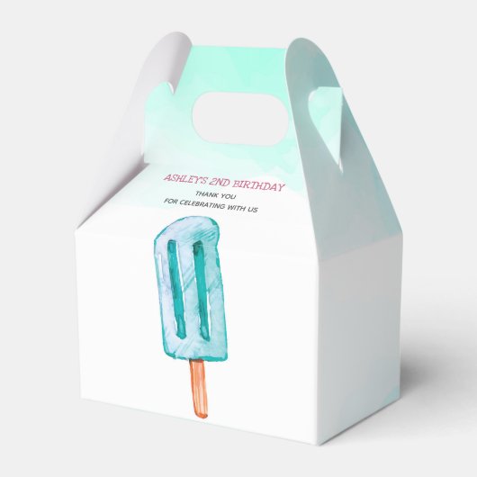 Ballotins Crème de glace Anniversaire personnalisé (Verso)