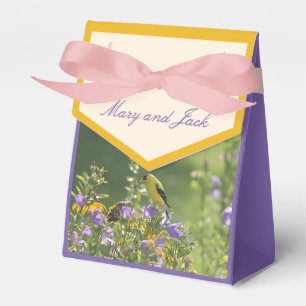 Ballotins Crème de mariage du jardin de printemps Goldfinch