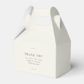 Ballotins Crème et Citrouille Orange Mariage d'automne (Arrière)