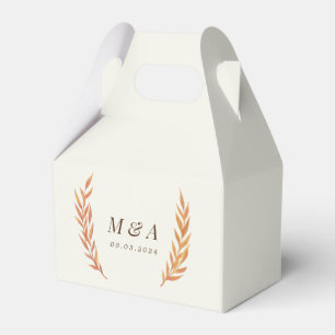 Ballotins Crème et Citrouille Orange Mariage d'automne