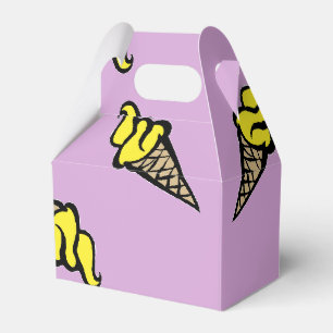 Ballotins Crème glacée jaune au violet