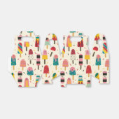 Ballotins Crème glacée mignonne fête d'anniversaire (Déplié)