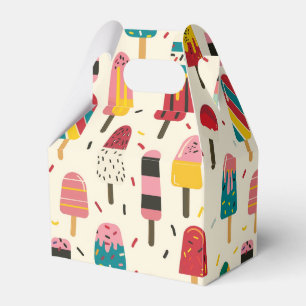 Ballotins Crème glacée mignonne fête d'anniversaire