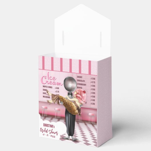 Ballotins Crème glacée rétro Scoopup Mariage (Ouvert)