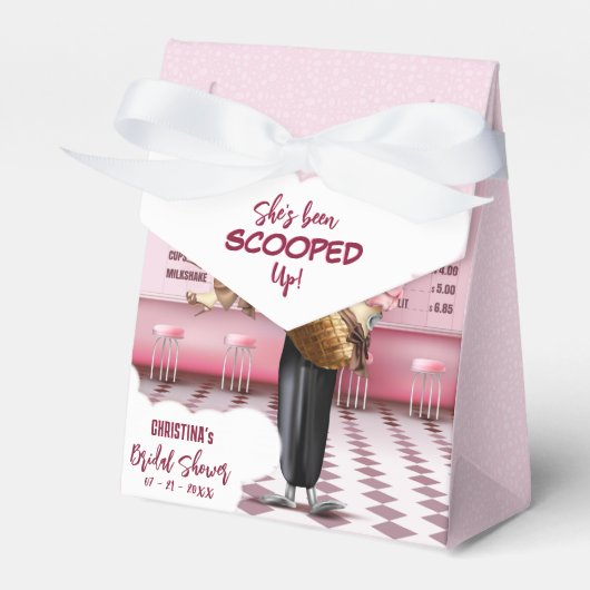 Ballotins Crème glacée rétro Scoopup Mariage (Verso)