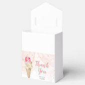 Ballotins Crème glacée rose pâle Merci (Ouvert)