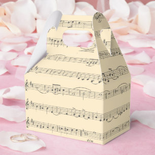 Ballotins Crème vintage Music Notes