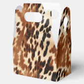 Ballotins Crème Western Cowboy Brown Noir Cowhide (Ouvert)