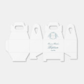 Ballotins crête florale | Baptême (Déplié)