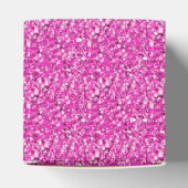 Ballotins cristal druzy - rose fuchsia (Haut)