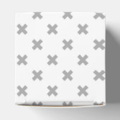 Ballotins Crochets gris sur blanc (Haut)