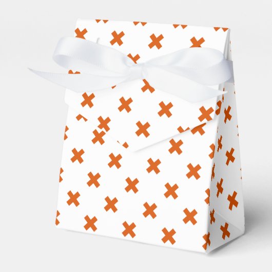 Ballotins Crochets orange sur blanc (Verso)