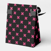 Ballotins Crochis Fuchsia sur noir (Arrière)