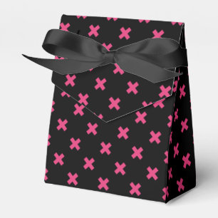 Ballotins Crochis Fuchsia sur noir