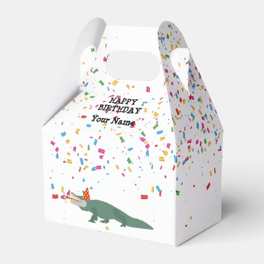 Ballotins Crocodile d'alligator - Animaux ayant une fête (Verso)