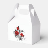 Ballotins Croissant mécanique avec roses rouges (Arrière)